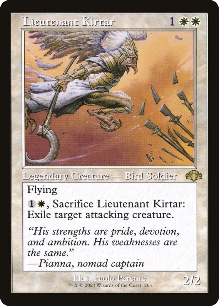 Lieutenant Kirtar — Dominaria Remastered — Magic: The Gathering