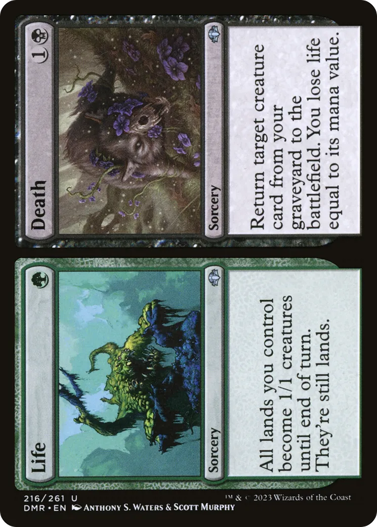 Life // Death — Dominaria Remastered — Magic: The Gathering