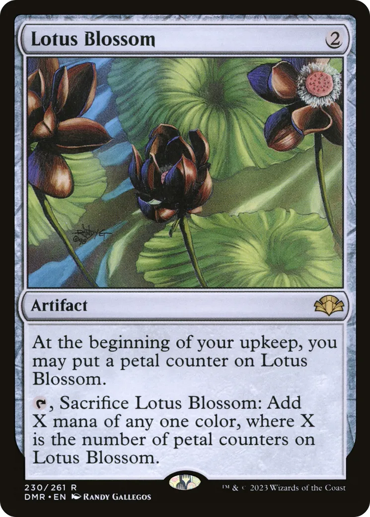 Lotus Blossom — Dominaria Remastered — Magic: The Gathering