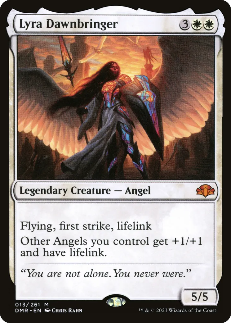 Lyra Dawnbringer — Dominaria Remastered — Magic: The Gathering