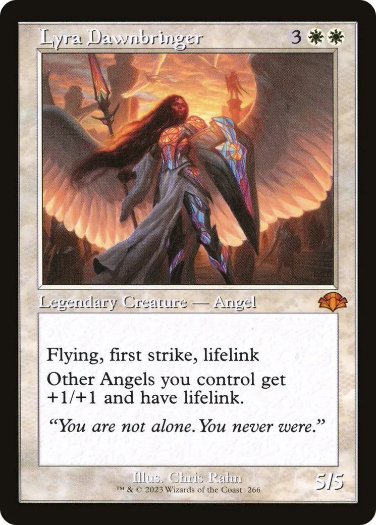Lyra Dawnbringer — Dominaria Remastered — Magic: The Gathering