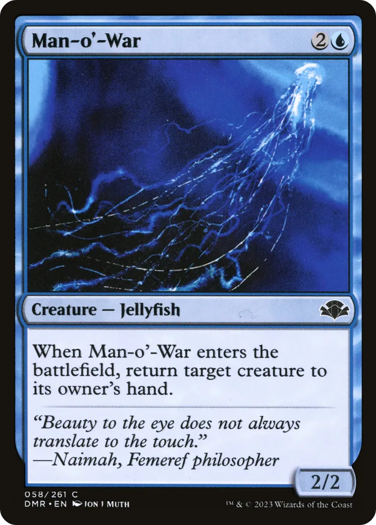 Man-o'-War — Dominaria Remastered — Magic: The Gathering