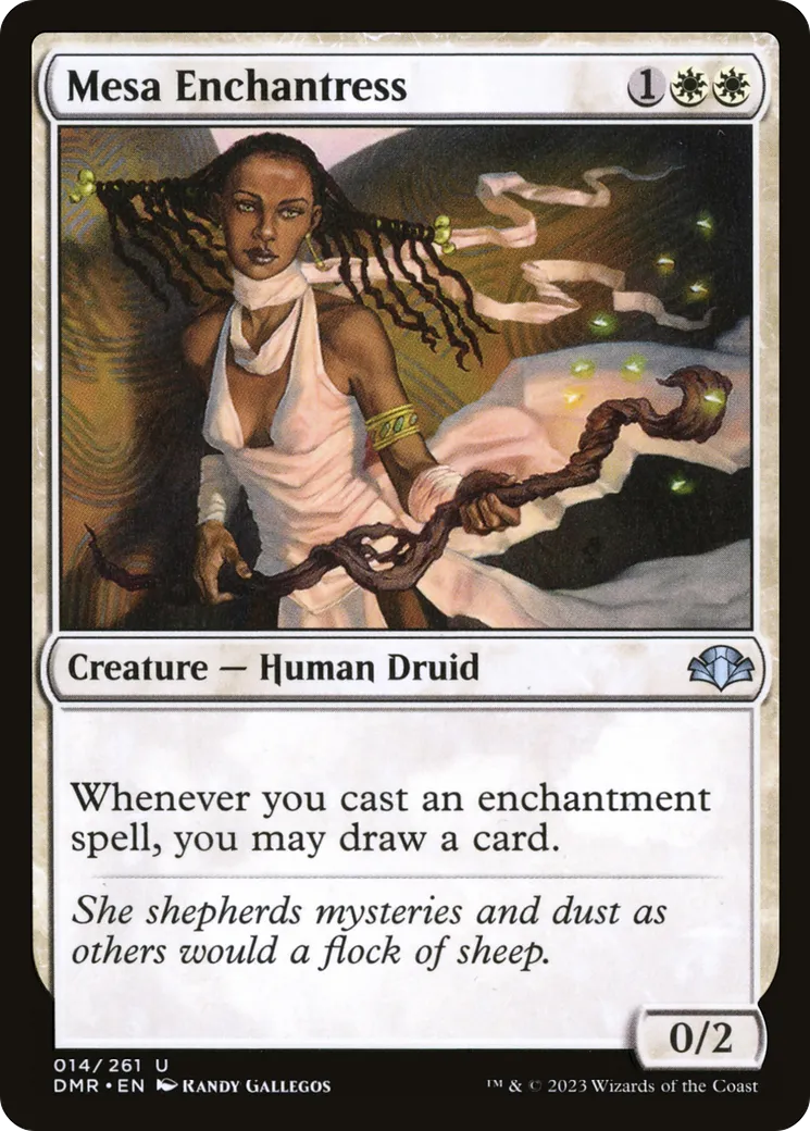 Mesa Enchantress — Dominaria Remastered — Magic: The Gathering