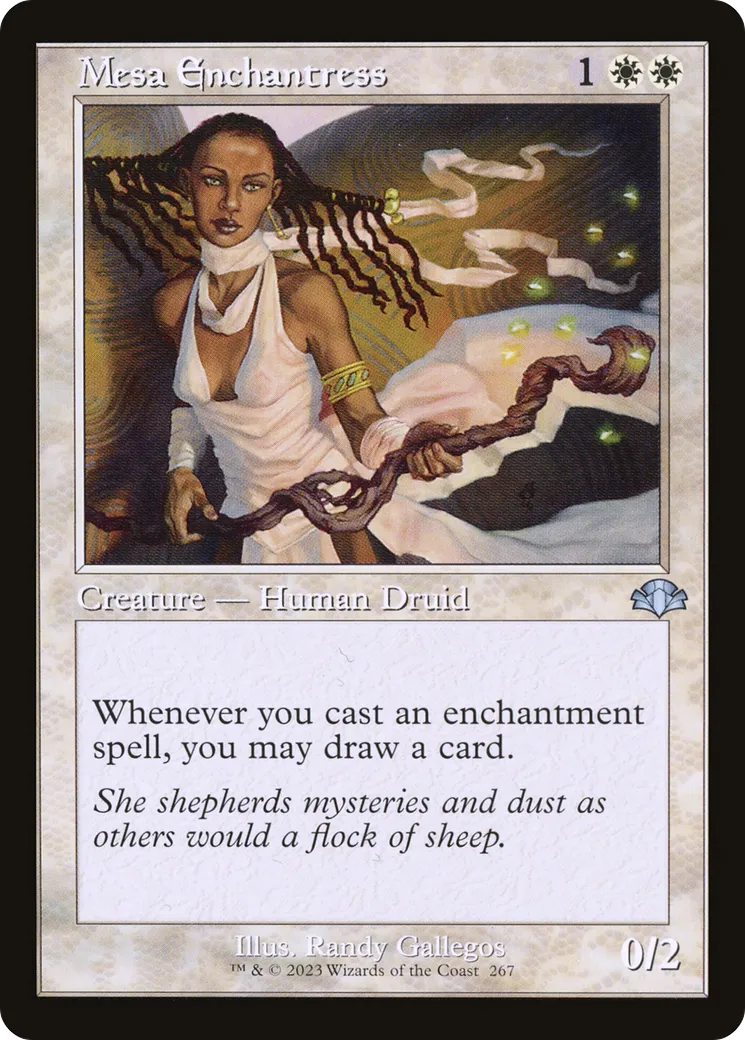 Mesa Enchantress — Dominaria Remastered — Magic: The Gathering