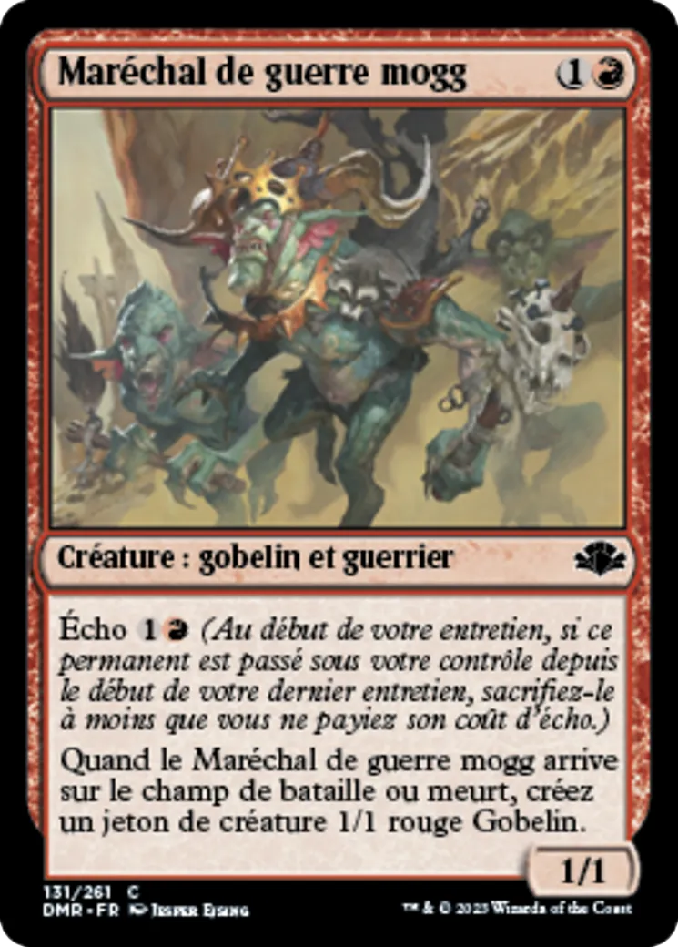 Maréchal de guerre mogg — Dominaria Remastered — Magic: The Gathering