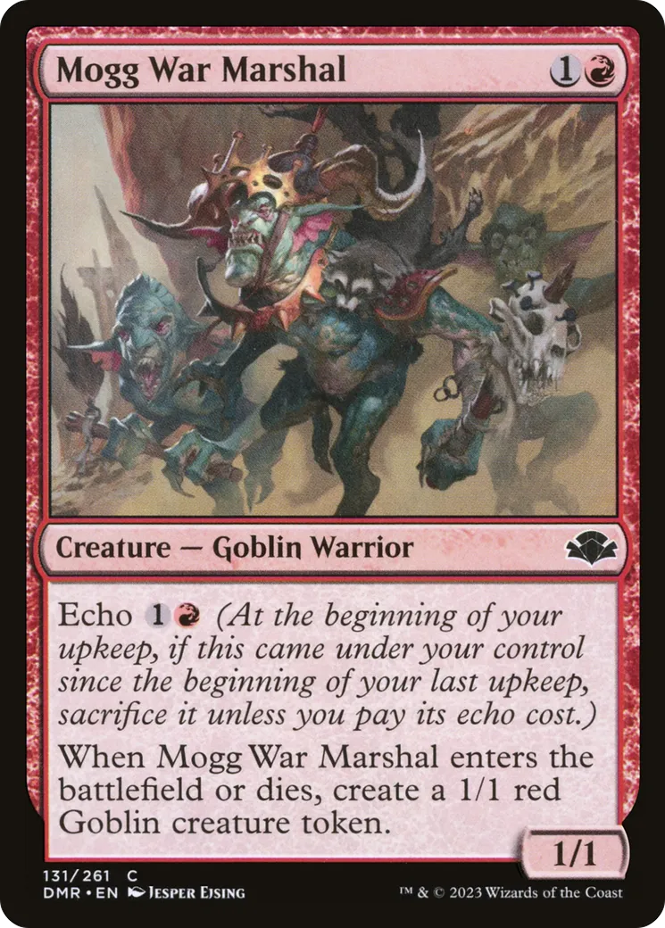 Maréchal de guerre mogg — Dominaria Remastered — Magic: The Gathering