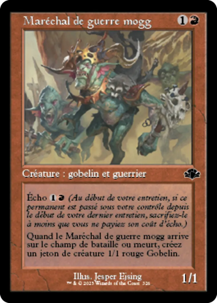 Maréchal de guerre mogg — Dominaria Remastered — Magic: The Gathering