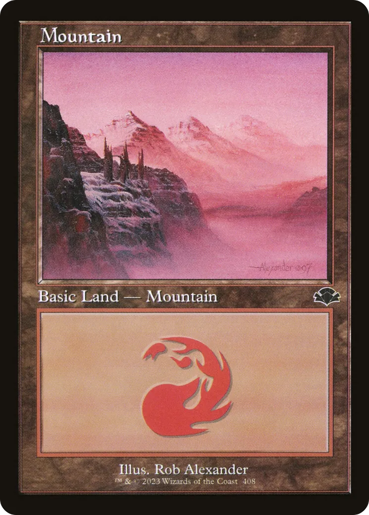 Mountain — Dominaria Remastered — Magic: The Gathering