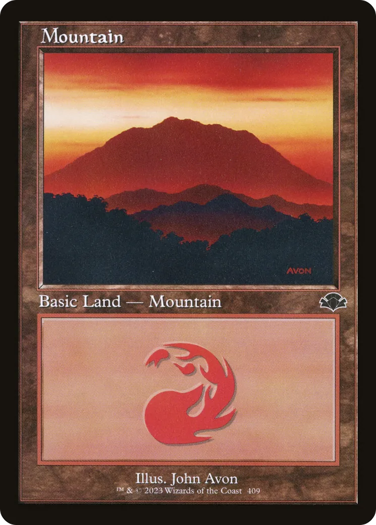 Mountain — Dominaria Remastered — Magic: The Gathering