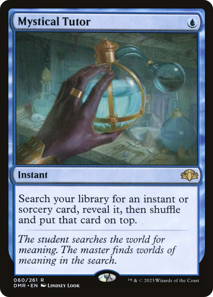 Mystical Tutor from Dominaria Remastered - Magic: The Gathering