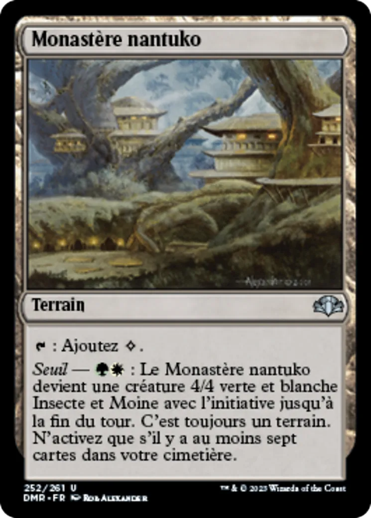 Monastère nantuko from Dominaria Remastered - Magic: The Gathering