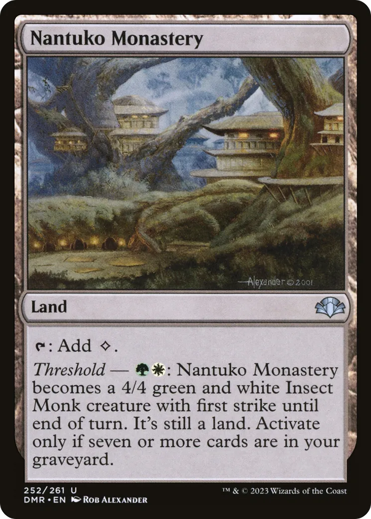 Monastère nantuko — Dominaria Remastered — Magic: The Gathering