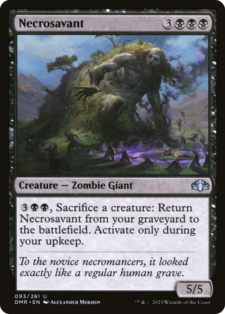 Necrosavant from Dominaria Remastered - Magic: The Gathering