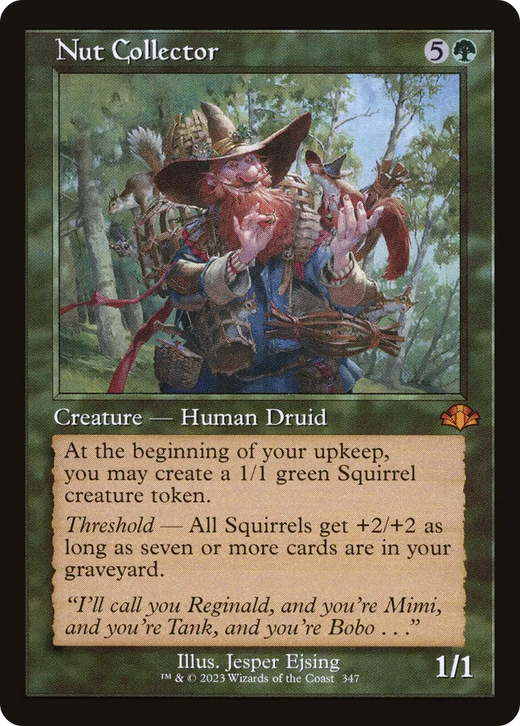 Nut Collector from Dominaria Remastered - Magic: The Gathering