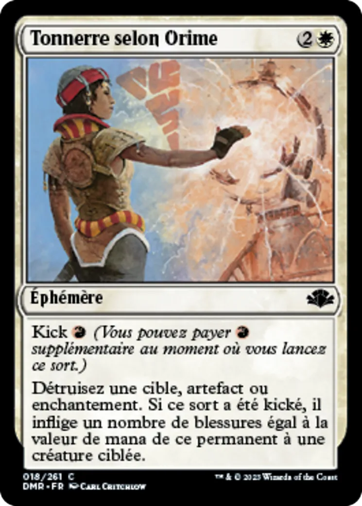 Tonnerre selon Orime — Dominaria Remastered — Magic: The Gathering