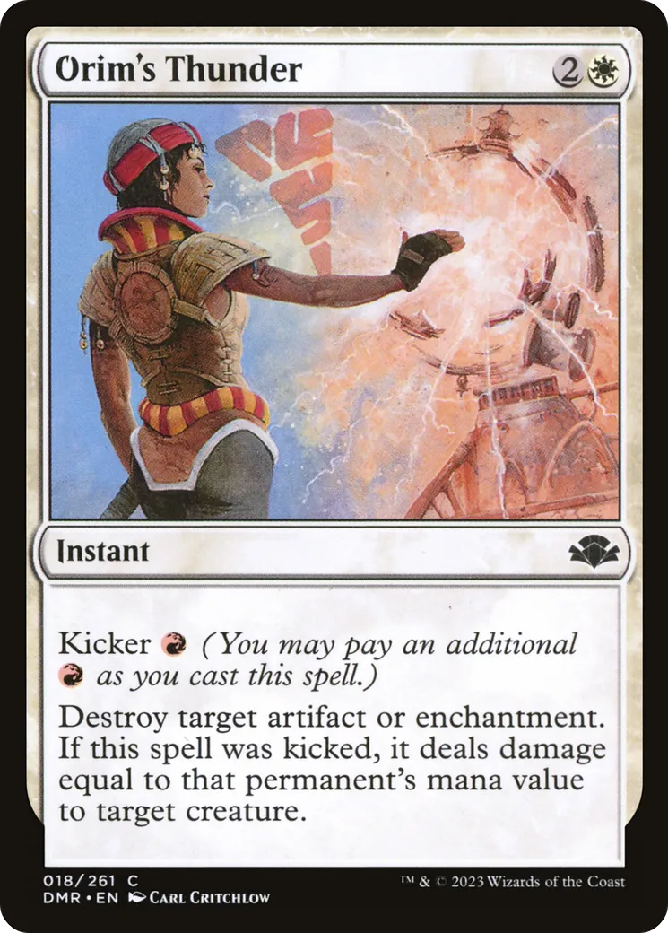Tonnerre selon Orime — Dominaria Remastered — Magic: The Gathering