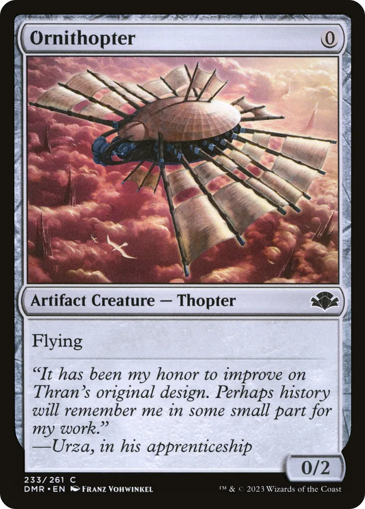 Ornithopter — Dominaria Remastered — Magic: The Gathering