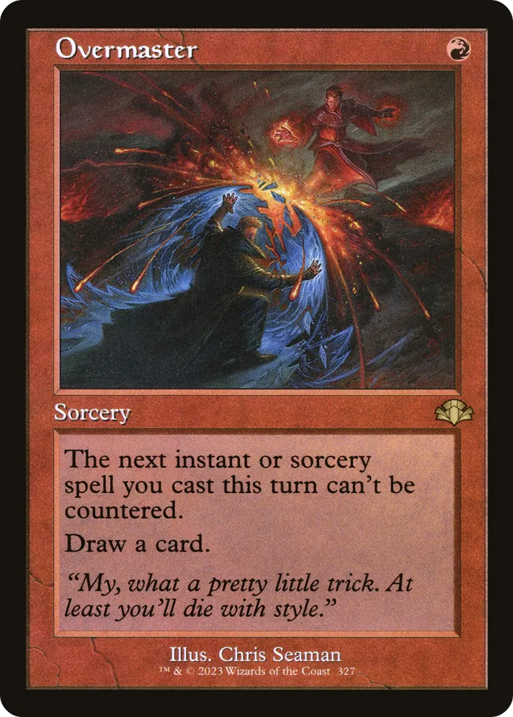 Overmaster from Dominaria Remastered - Magic: The Gathering