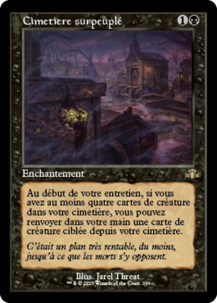Cimetière surpeuplé — Dominaria Remastered — Magic: The Gathering