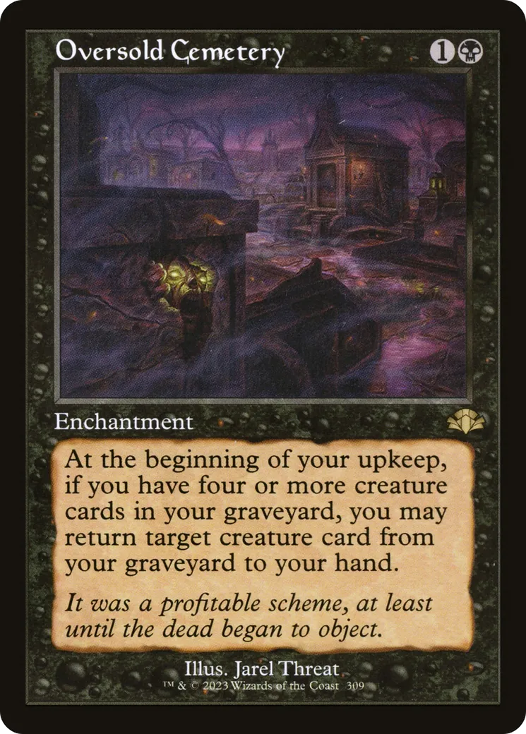 Oversold Cemetery — Dominaria Remastered — Magic: The Gathering