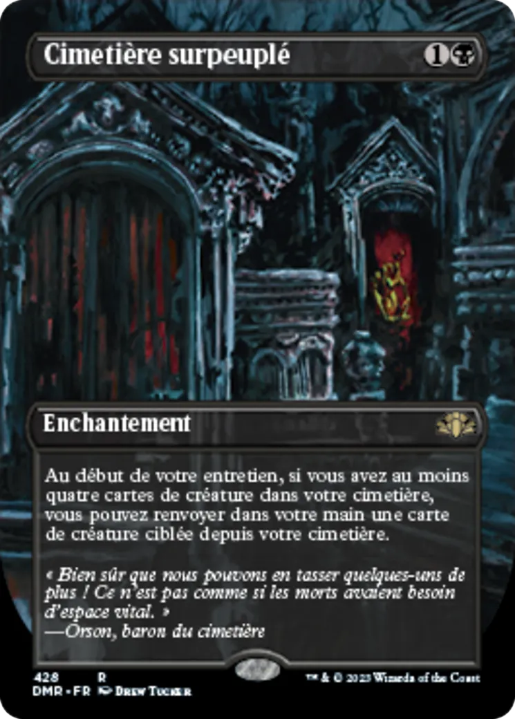 Cimetière surpeuplé — Dominaria Remastered — Magic: The Gathering