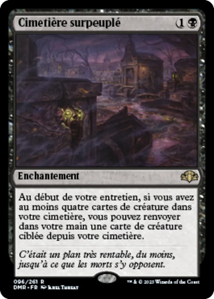 Cimetière surpeuplé — Dominaria Remastered — Magic: The Gathering