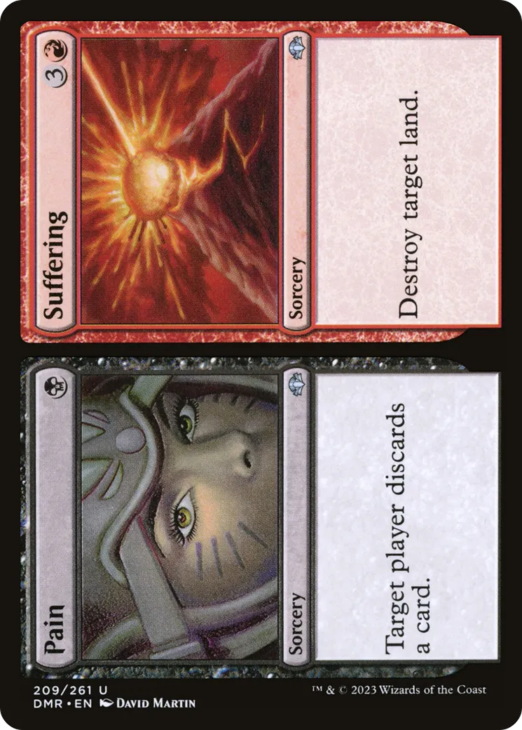 Pain // Suffering — Dominaria Remastered — Magic: The Gathering