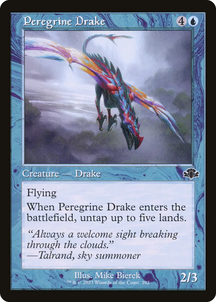 Peregrine Drake — Dominaria Remastered — Magic: The Gathering