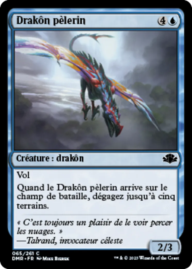 Drakôn pèlerin — Dominaria Remastered — Magic: The Gathering