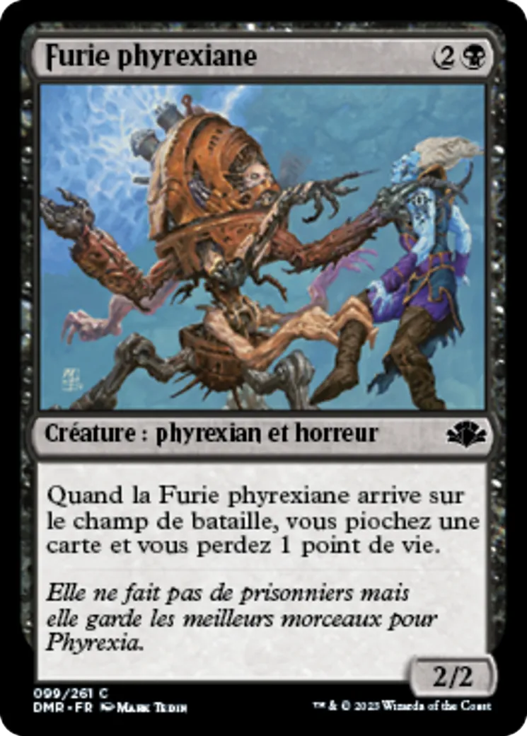 Furie phyrexiane — Dominaria Remastered — Magic: The Gathering