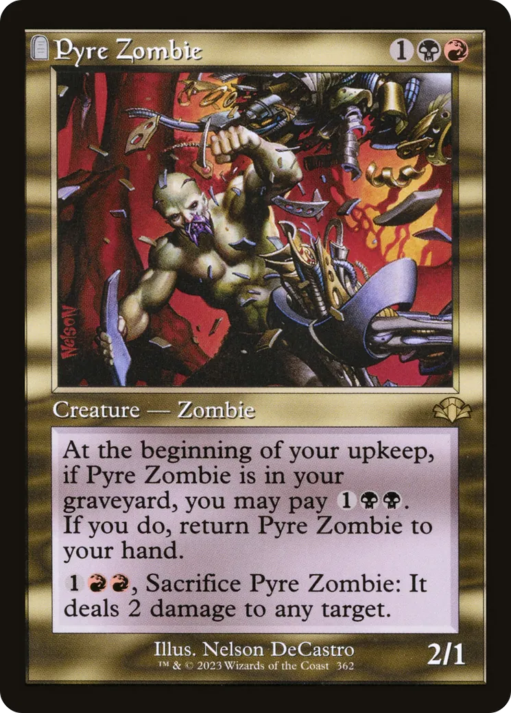 Zombie des bûchers — Dominaria Remastered — Magic: The Gathering