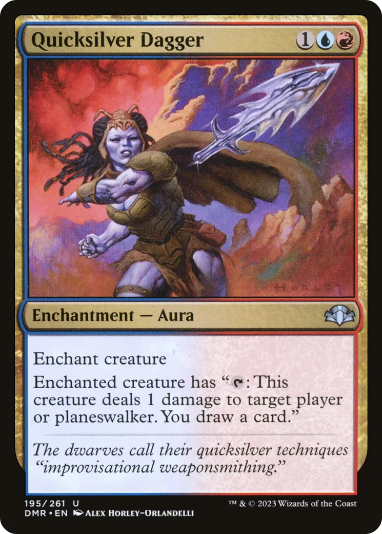 Dague de vif-argent — Dominaria Remastered — Magic: The Gathering