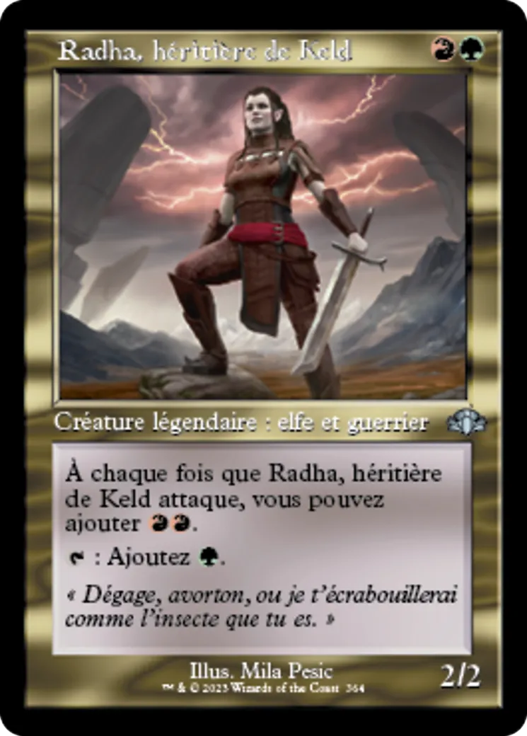 Radha, héritière de Keld from Dominaria Remastered - Magic: The Gathering