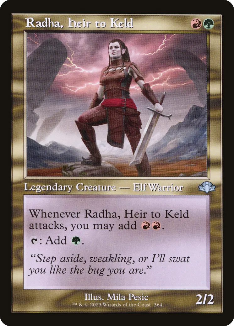 Radha, Heir to Keld — Dominaria Remastered — Magic: The Gathering