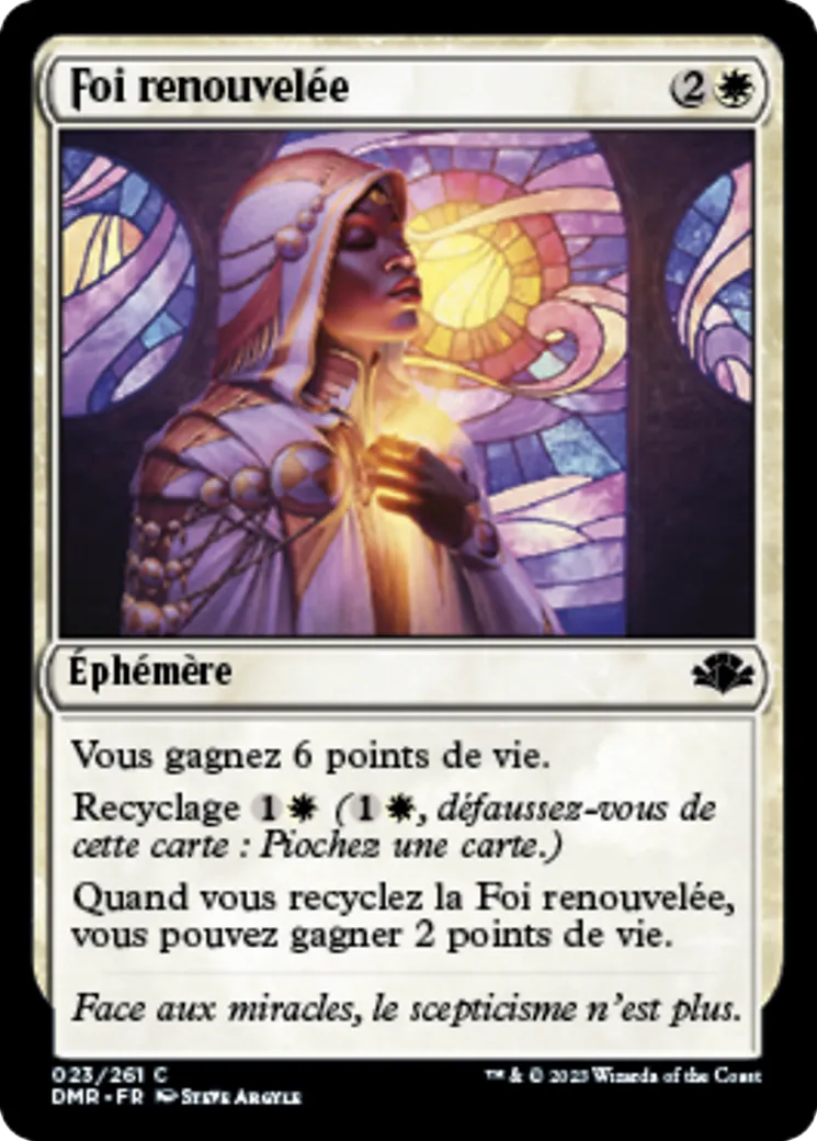 Foi renouvelée — Dominaria Remastered — Magic: The Gathering