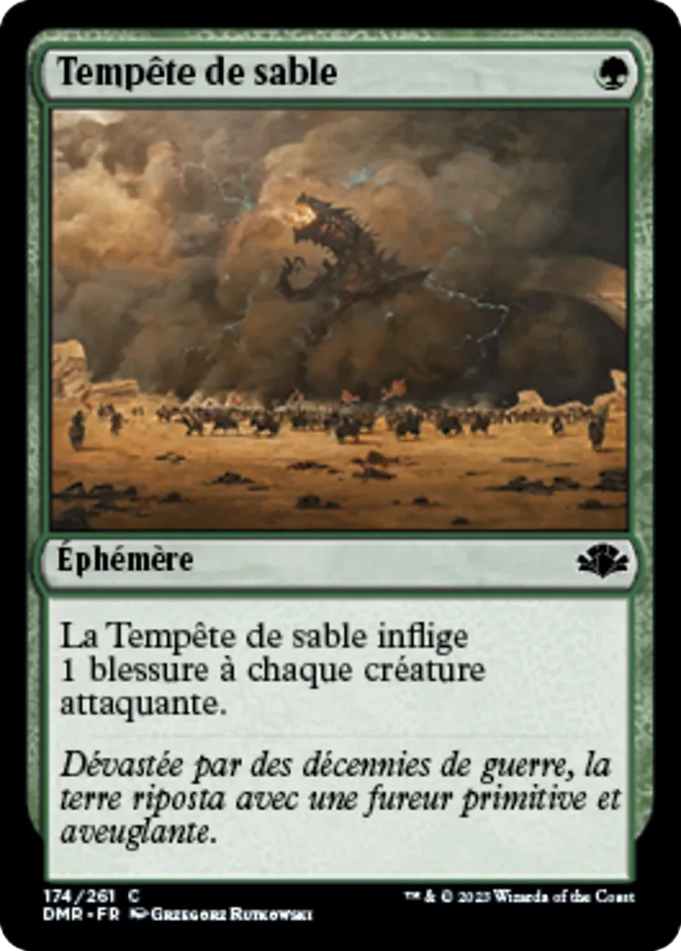 Tempête de sable — Dominaria Remastered — Magic: The Gathering