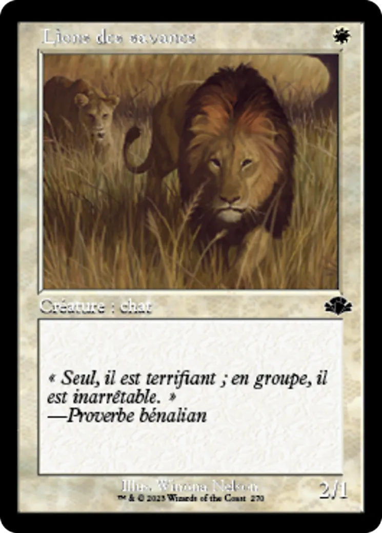 Lions des savanes — Dominaria Remastered — Magic: The Gathering