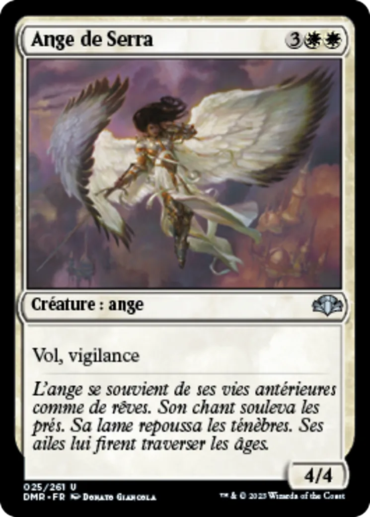 Ange de Serra — Dominaria Remastered — Magic: The Gathering