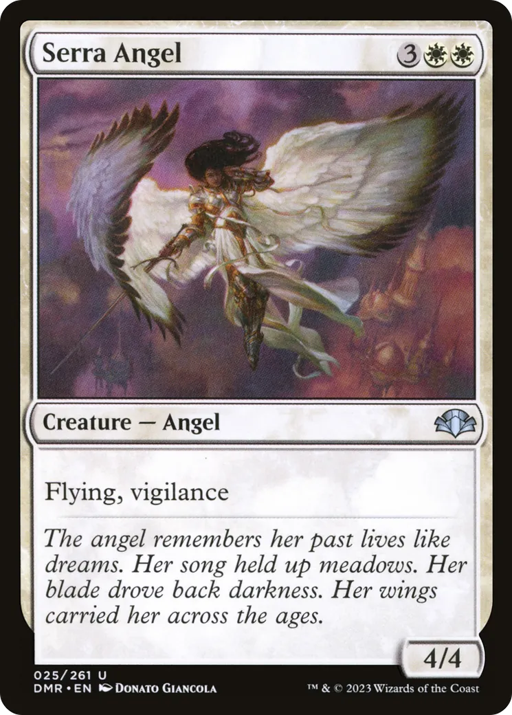 Serra Angel — Dominaria Remastered — Magic: The Gathering