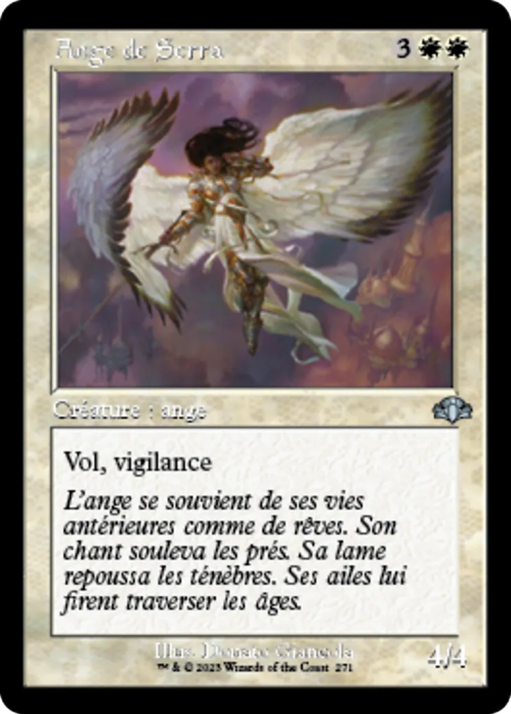 Ange de Serra — Dominaria Remastered — Magic: The Gathering