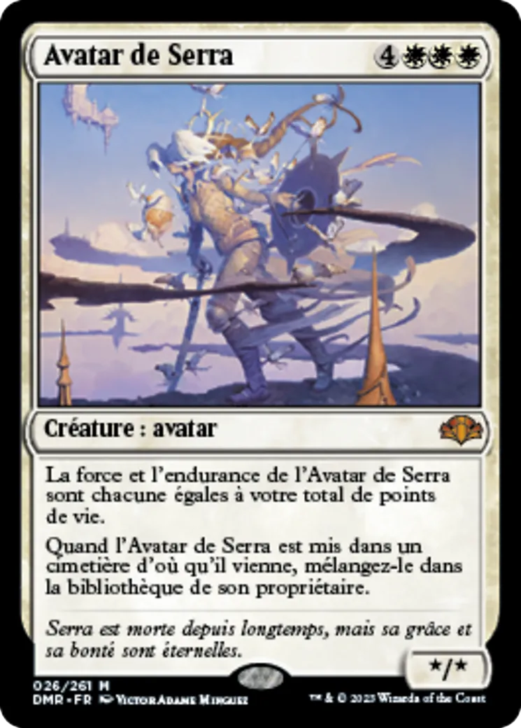 Avatar de Serra — Dominaria Remastered — Magic: The Gathering