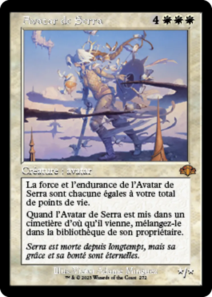 Avatar de Serra — Dominaria Remastered — Magic: The Gathering