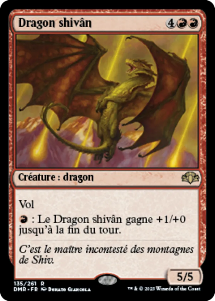 Dragon shivân — Dominaria Remastered — Magic: The Gathering