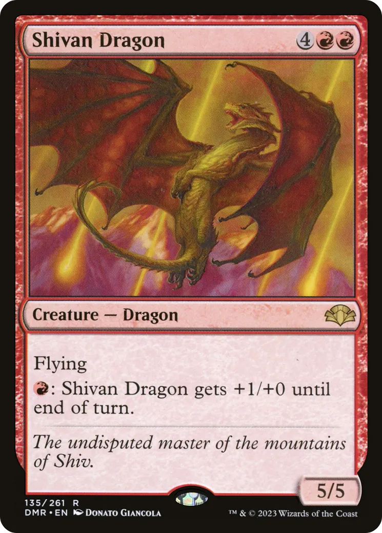 Dragon shivân — Dominaria Remastered — Magic: The Gathering