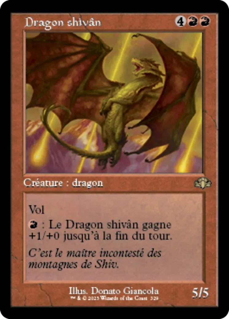 Dragon shivân — Dominaria Remastered — Magic: The Gathering