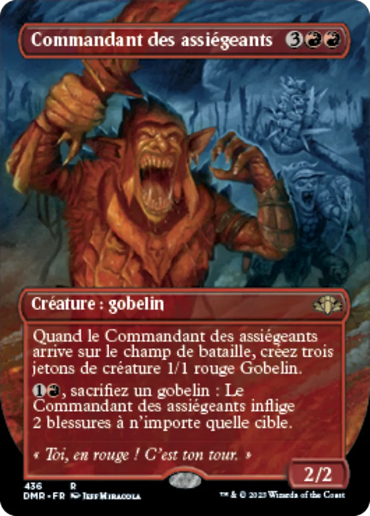 Commandant des assiégeants from Dominaria Remastered - Magic: The Gathering