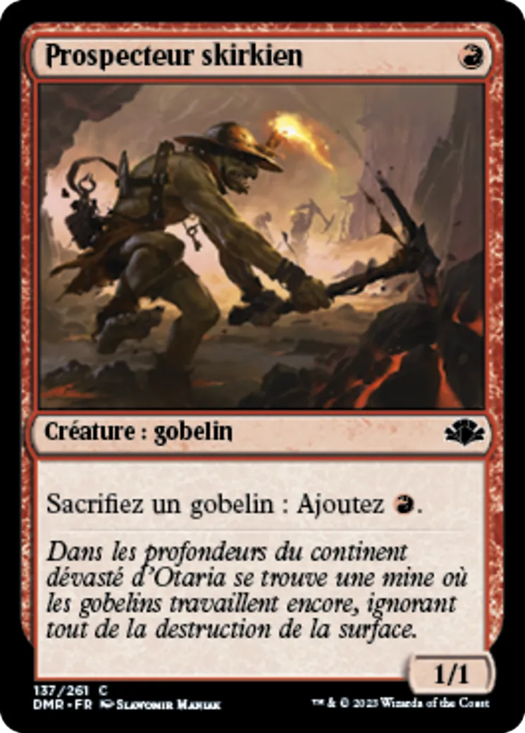 Prospecteur skirkien from Dominaria Remastered - Magic: The Gathering