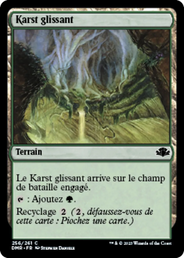 Karst glissant — Dominaria Remastered — Magic: The Gathering