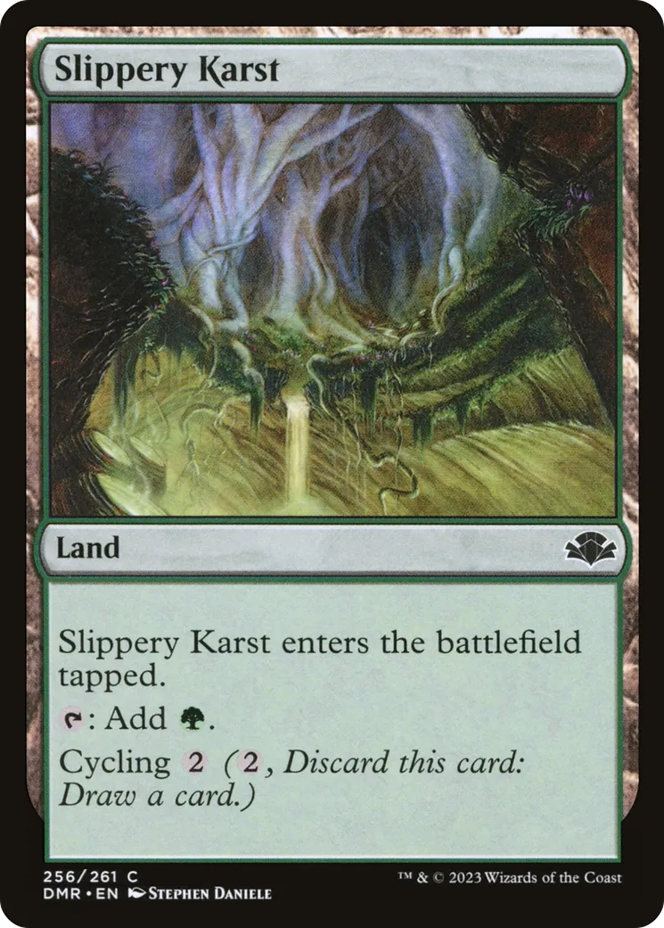 Karst glissant — Dominaria Remastered — Magic: The Gathering