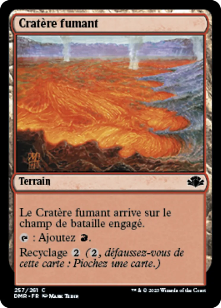 Cratère fumant — Dominaria Remastered — Magic: The Gathering